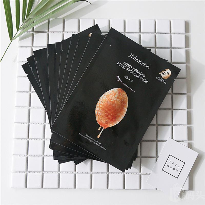JMsolution水光蜂蜜面膜10片\/盒 超薄蚕丝蜂蜜