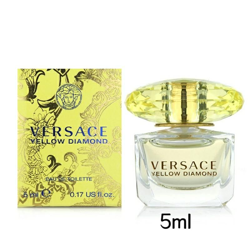 【小样】Versace/范思哲晶钻女士香水5ml 黄钻Q版水晶淡香水 